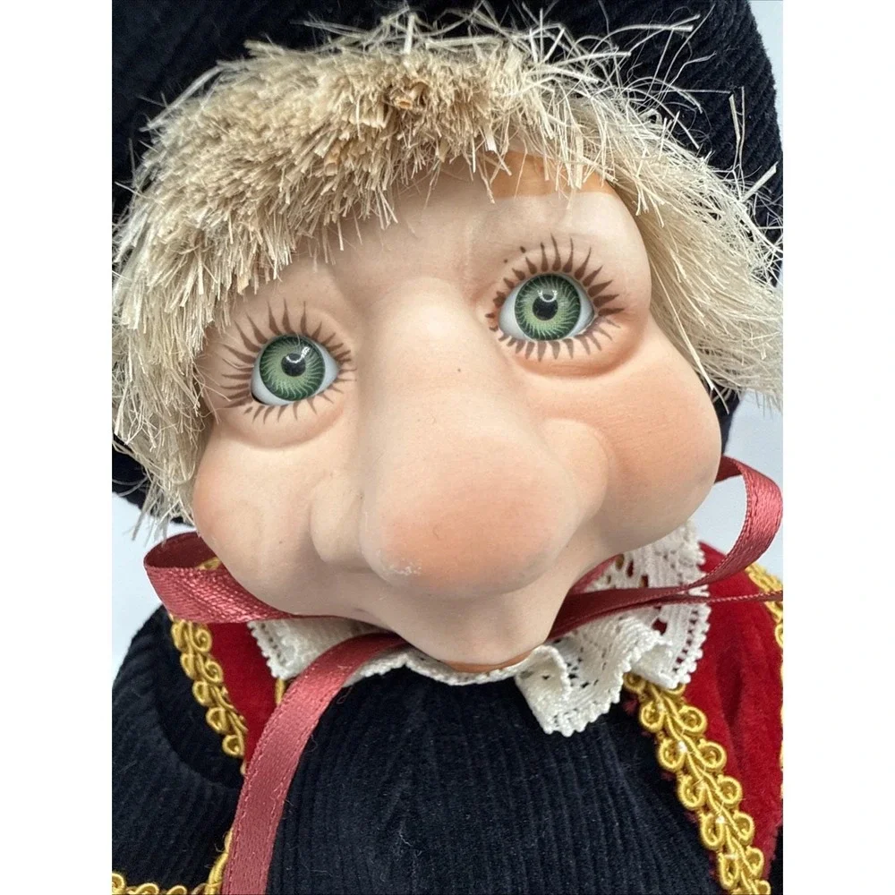 Unique Porcelain Poseable Boy Elf Little Wizard Whimsical Doll Fantasy